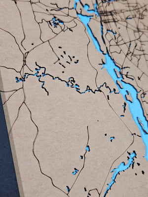 NC Coastline Map